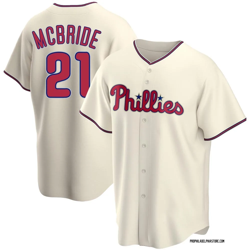 Bake Mcbride Men's Replica Philadelphia Phillies Cream Alternate Jersey -  Philadelphia Store