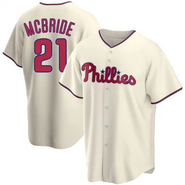 Bake Mcbride Men's Replica Philadelphia Phillies Cream Alternate Jersey -  Philadelphia Store