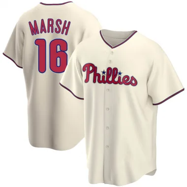 Brandon Marsh Men's Replica Philadelphia Phillies Cream Alternate Jersey -  Philadelphia Store