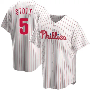 Nike Philadelphia Phillies BRYSON STOTT Sewn Throwback Baseball Jersey –