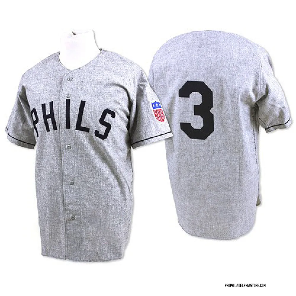 Chuck Klein Men's Authentic Philadelphia Phillies Grey 1942 Throwback Jersey  - Philadelphia Store