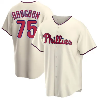 Connor Brogdon Autographed Game-Used Cream Alternate Jersey
