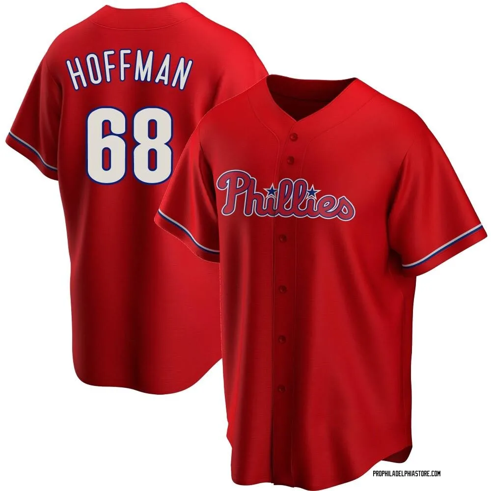 Jeff Hoffman Youth Replica Philadelphia Phillies Red Alternate