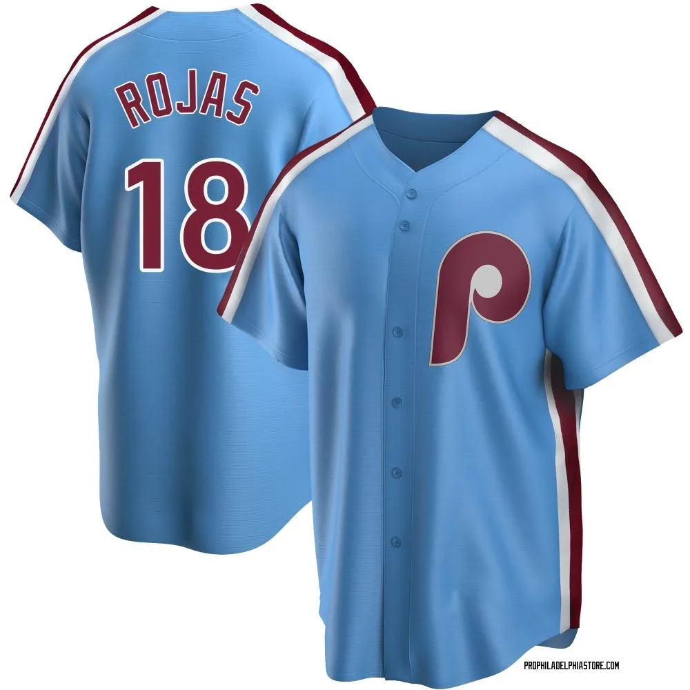 Johan Rojas Men's Replica Philadelphia Phillies Light Blue Road