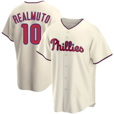 J.T. Realmuto Men's Replica Philadelphia Phillies Cream Alternate Jersey -  Philadelphia Store