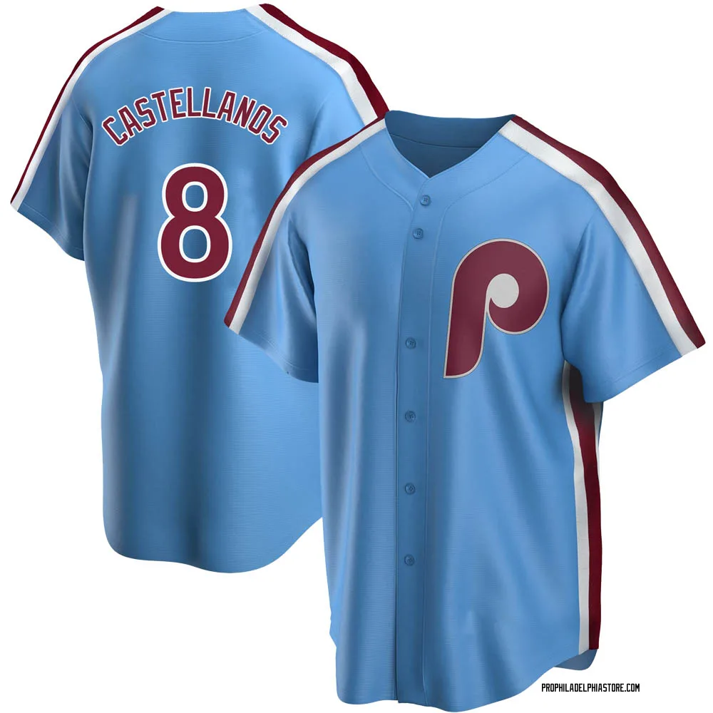 Nick Castellanos Men's Replica Philadelphia Phillies Light Blue Road  Cooperstown Collection Jersey - Philadelphia Store