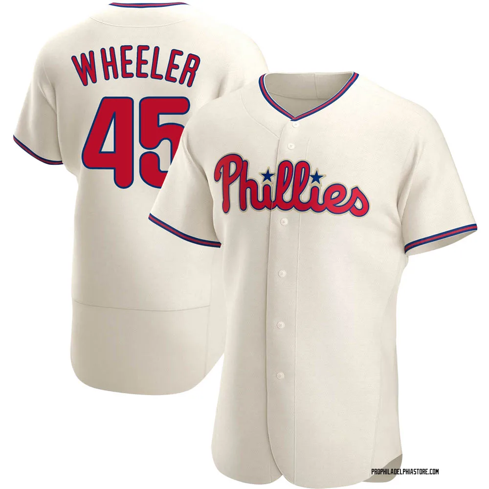 Zack Wheeler Men's Authentic Philadelphia Phillies Cream Alternate